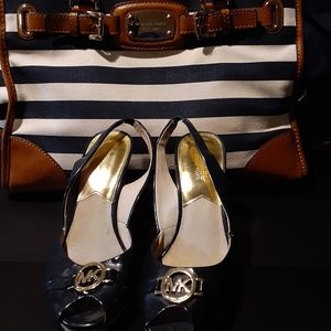 Michael Kors handbag and shoe combo